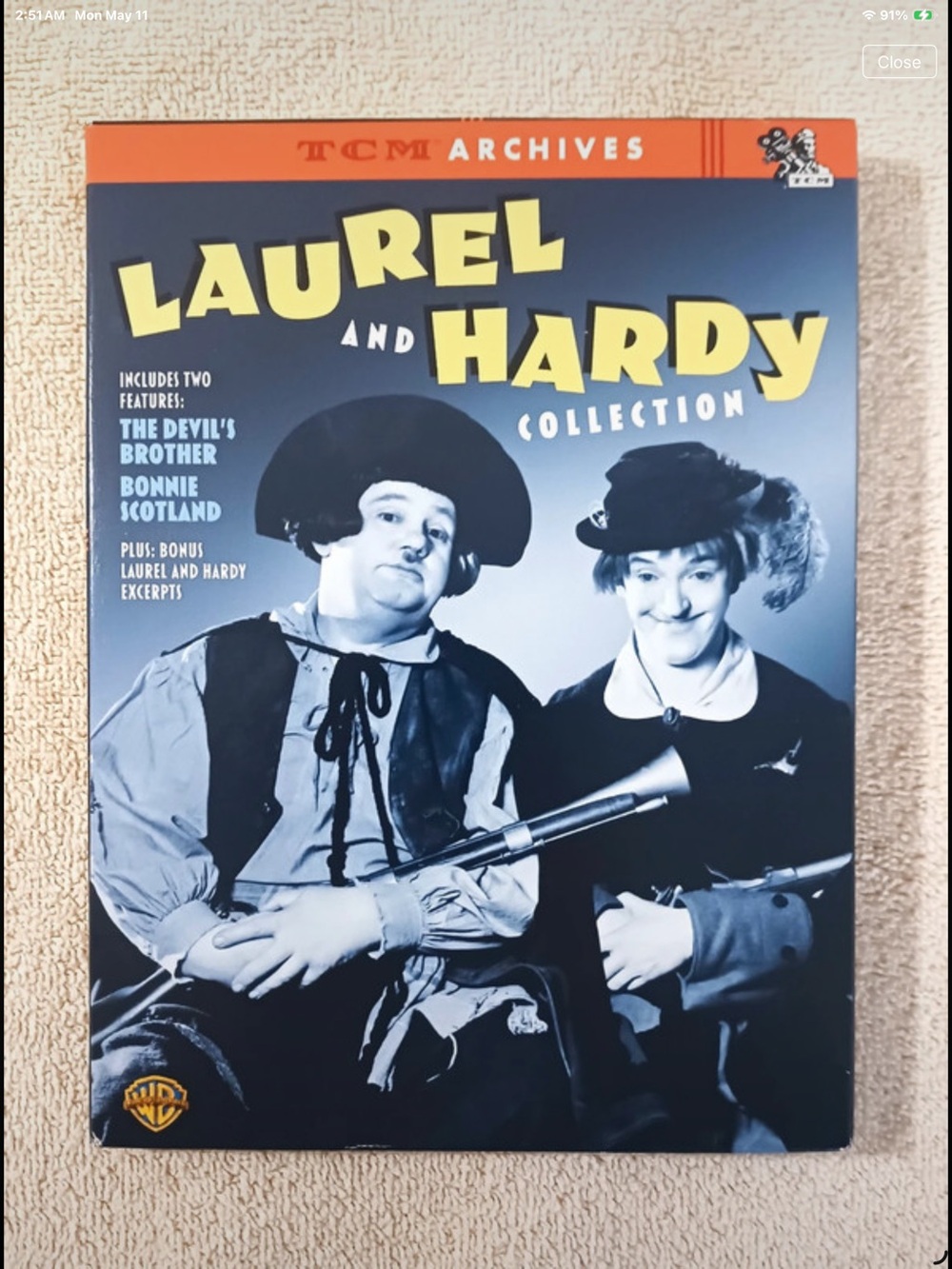 TCM ARCHIVES “Laurel And Hardy Collection” (The Devil’s Brother/Bonnie Scotland)